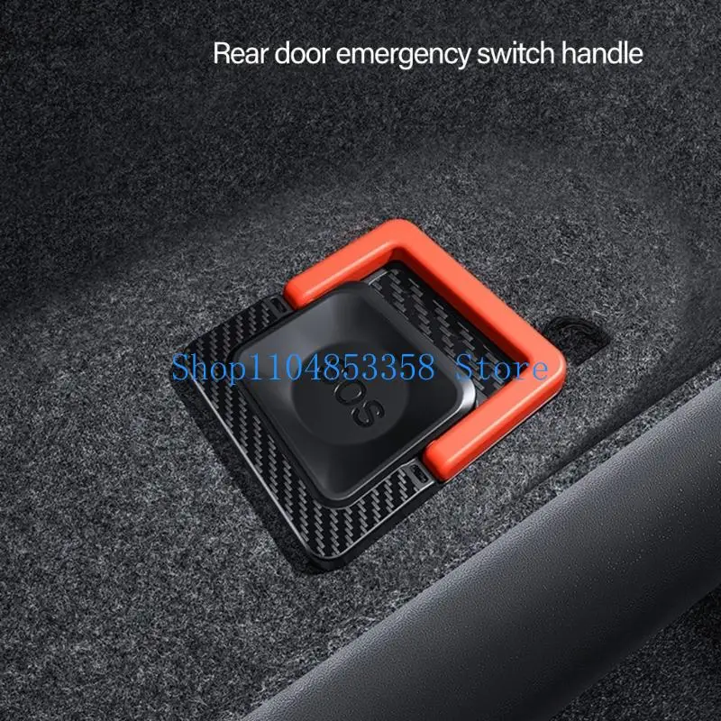 652F Efficient Rear Door Handle Emergency Rear Door Safety Handle ABS for Vehicle