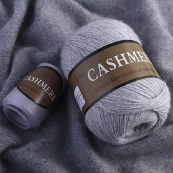 Hand-knitted 100% Mongolian Cashmere Yarn, 100% Wool, Knitting Yarn, Ball Scarf, Yarny Baby, Best Quality, 50 g
