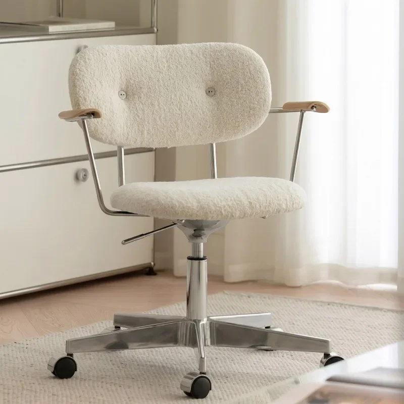 Creative Ergonomic Computer Chair Rotatable Elevatable Movable Study Soft Backrest Chairs Professional Office Work Living Room F
