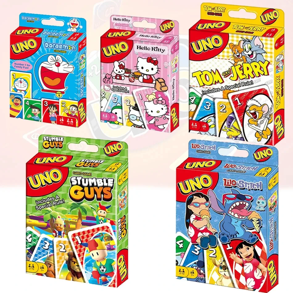 ONE FLIP Board Games UNO Cards Harry Narutos Super Mario Christmas Card Table Game Playing for Adults Kid Birthday Gift Toy