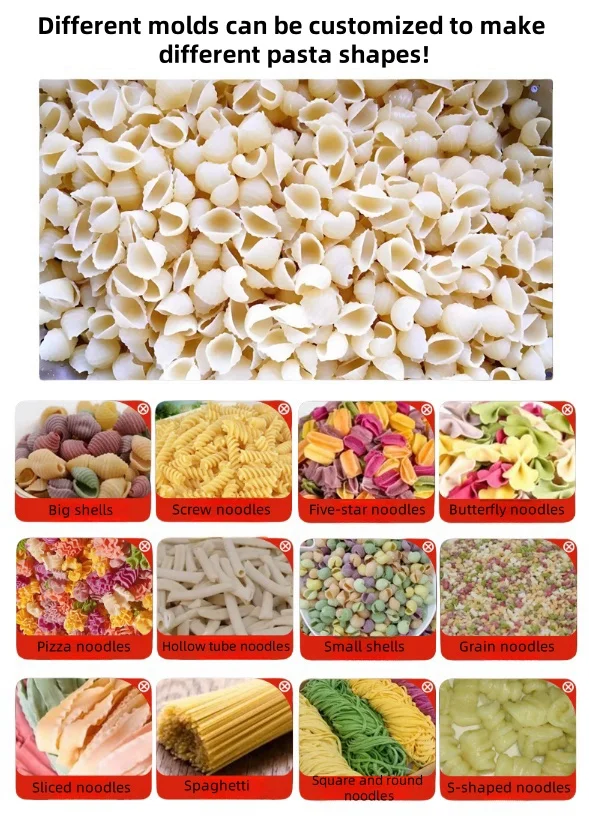 Brand Multi-functional Semi-Industrial Pasta Making Machine with Motor Customizable Capacity