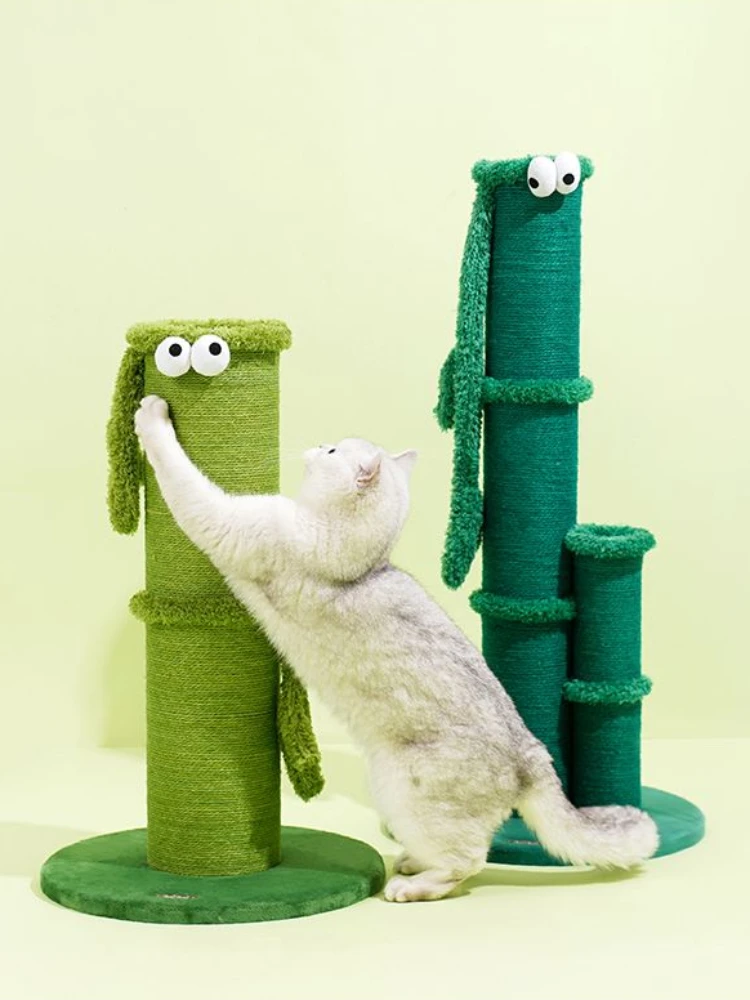 

Cat Scratching Post Cats Toy Climbing Frame Grinding Claw Rope Scratch Resistant Bite No Crumbs Pet Products Supplies