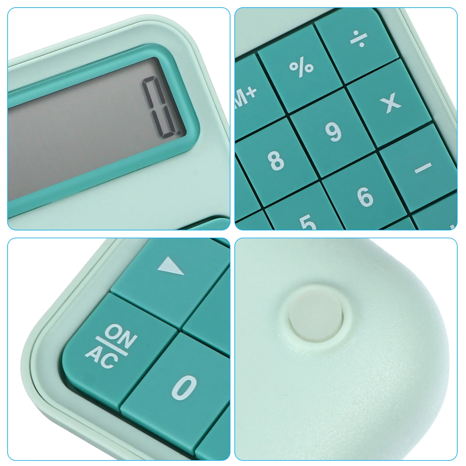 

12-bit LCD Calculator Computing Work Desktop Basic Office Calculators Simple Candy Color Large Digital Acrylic