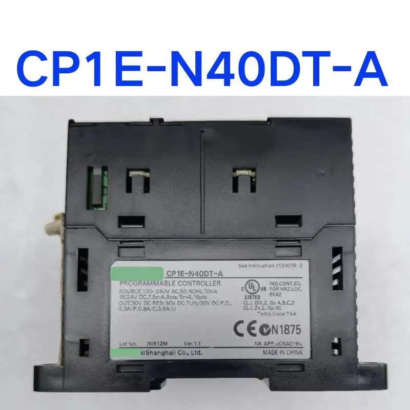 CP1E-N40DT-A PLC usado, probado, funciona correctamente