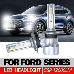 H4 H7 LED Headlights H11 H1 H13 9005 9006 Car Turbo Bulbs For Ford EcoSport Edge Escape C-Max F-150 Fusion Focus Taurus Fiesta