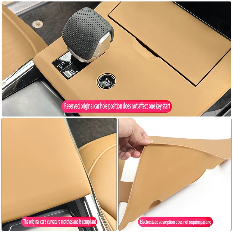 For Land Rover Range Rover Sport L461 2023 2024 2025 2026 Central Control Gears Shift Panel Silicone Pad Water Cup Holder Pad