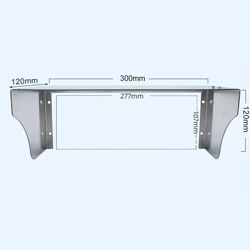 Protezione antipioggia in acciaio inossidabile Copertura metallica impermeabile per presa Serratura porta RFID Sistema macchina per controllo accessi Lettore campanello