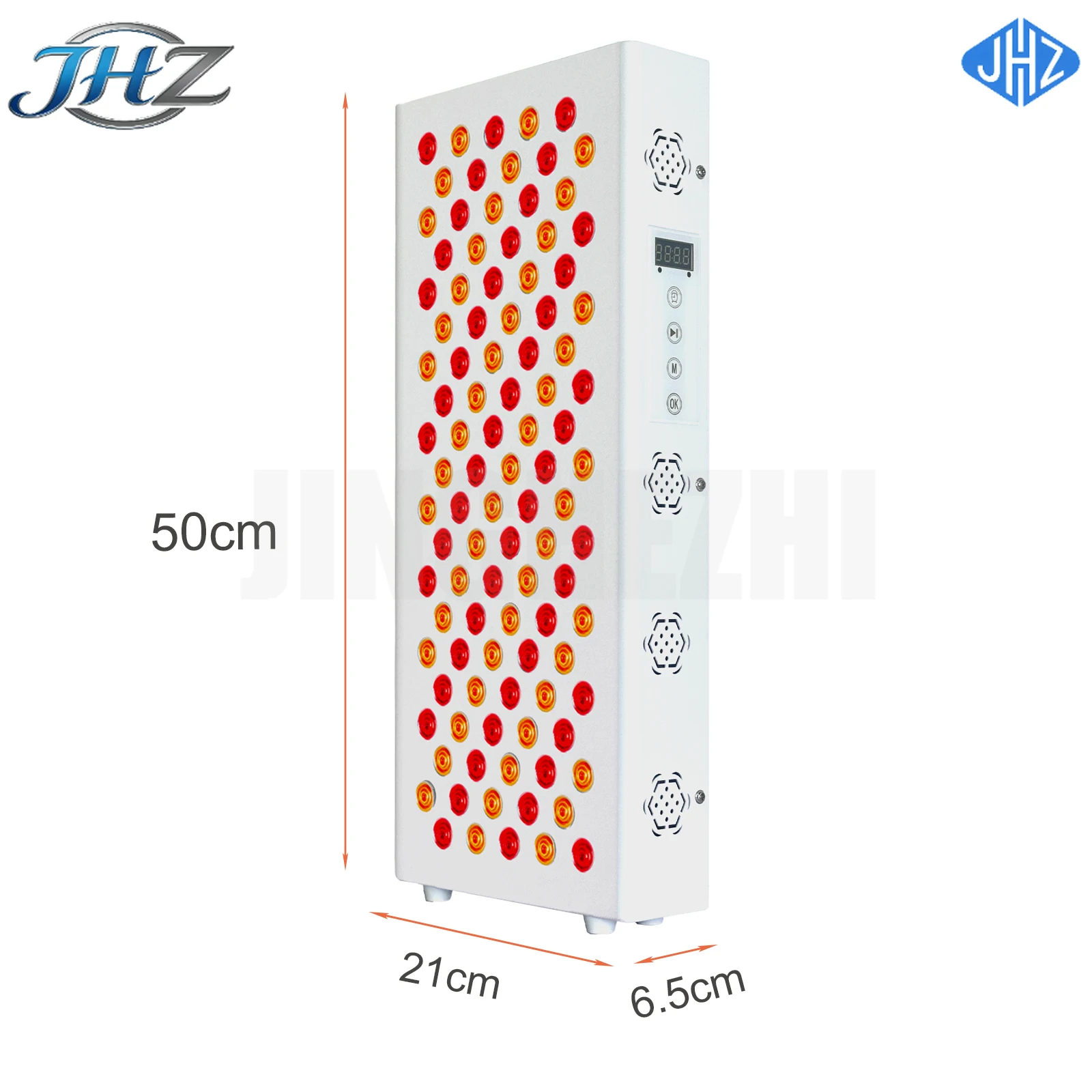 Juneeled 500w 100pcs Dual Chips 630 660 810 850nm with Wheels Base Stand Home Use Led Red Light Therapy Panel