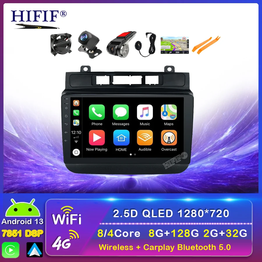 

Android 13 Octa-Core head unit HU 4G in Dash Car Radio Multimedia Video Player Navigation GPS For Volkswagen Touareg FL NF 2010