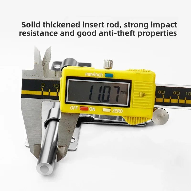 4 بوصة قفل باب من الفولاذ المقاوم للصدأ برميل مسمار مزلاج قفل مجموعة مشبك مصقول لقفل الباب النافذة الدرج الخزانة #3