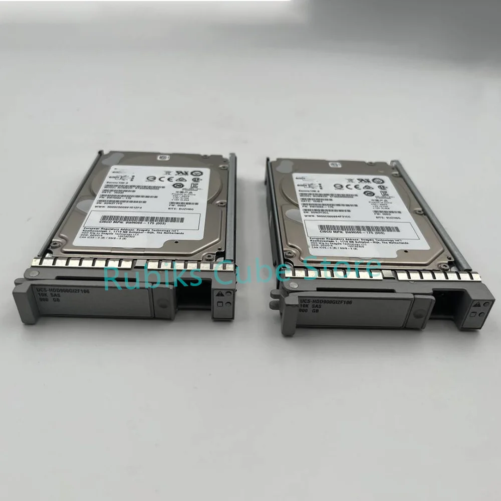 1PCS For Cisco C220-C240 M2-M3 UCS-HDD900G12F106 900G 10K SAS 2.5''Server Hard Disk