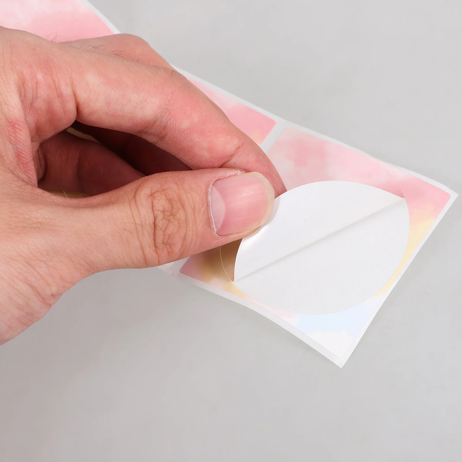 1 Roll Gradient Color Thermal Labels Self Adhesive Sticky Label For Shipping Packaging Address Pricing Organizer Document Filing