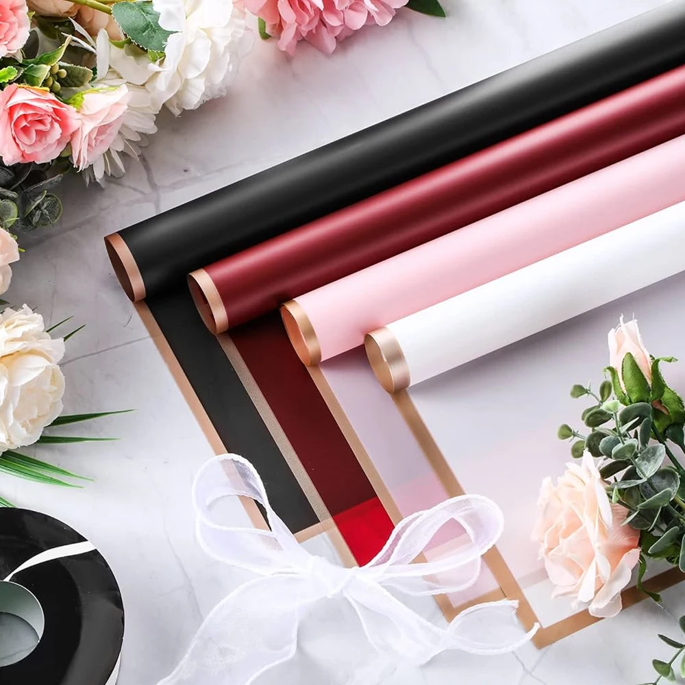 Papel de Embalagem Perfumado para Buquê 20 Folhas, Material Semitransparente e Resistente