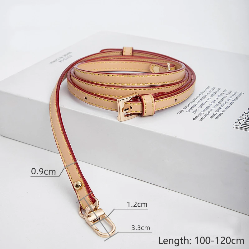 Customized Leather Bag Strap Adjustable Shoulder Bag Strap Women Handbag Belt Crossbody Bag Straps Accessories