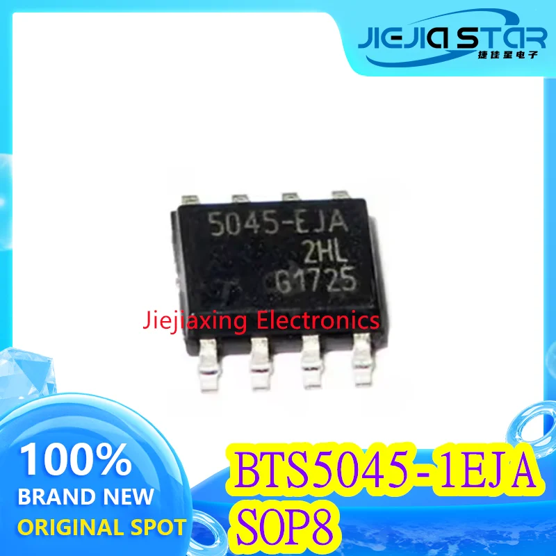 (1/5 peças) BTS5045-1EJA 5045-EJA SOP-8 placa de computador automotivo interruptor de alimentação vulnerável chip IC novo em estoque