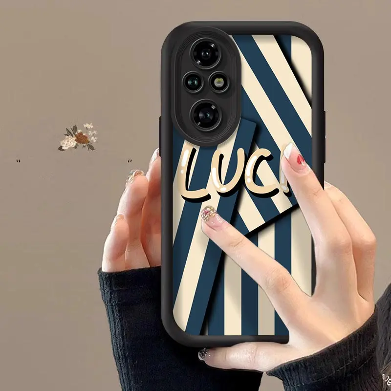 

200 Lucky Stripes Sky Eye Bracelet Phone Case For Honor 200 200Lite 50 200Pro 50SE Play 60Plus 30 Magic 7Lite 6Lite 6Pro Cover