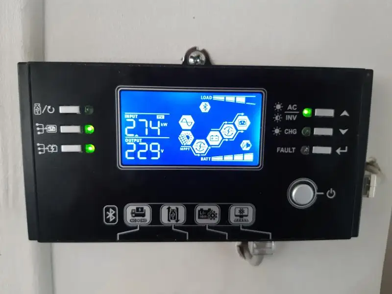 أفضل سعر 8KW العاكس للطاقة الشمسية الهجين مع النظام الشمسي الموازي #3