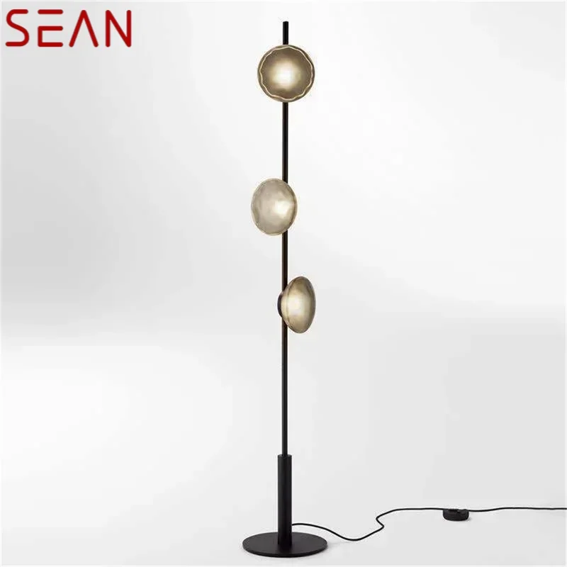 SEAN Postmodern Vintage Floor Lamp Nordic Creative Luxury Simple LED Standing Decor Light for Home Living Room Hotel