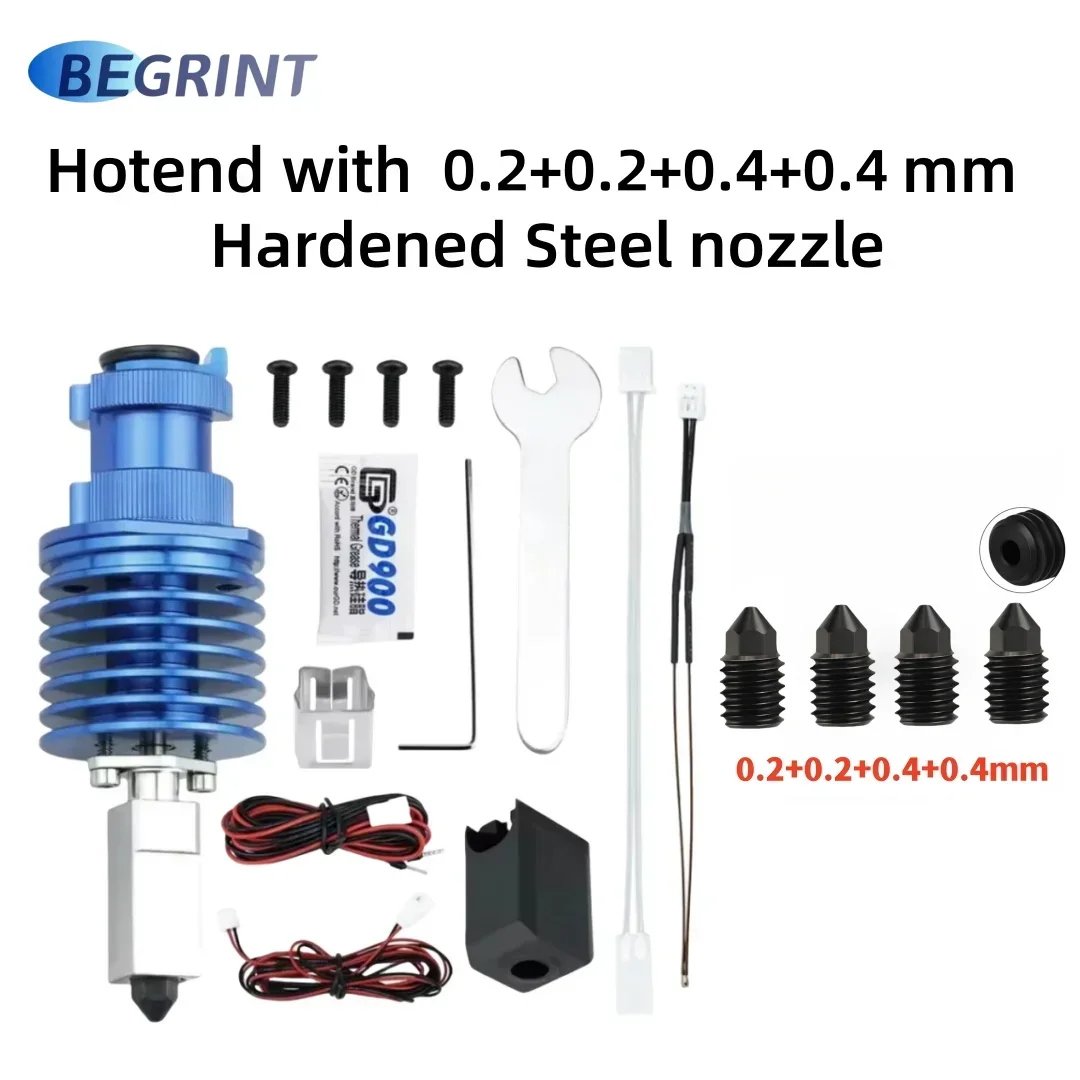Upgrade TZ V6 2.0 Hotend Kit Hochgeschwindigkeitsdruckkopf für Ender 3/3 PRO/ VORON 2.4 Hi-End Extruder J-Kopf Prusa Ender 3 V2/CR10