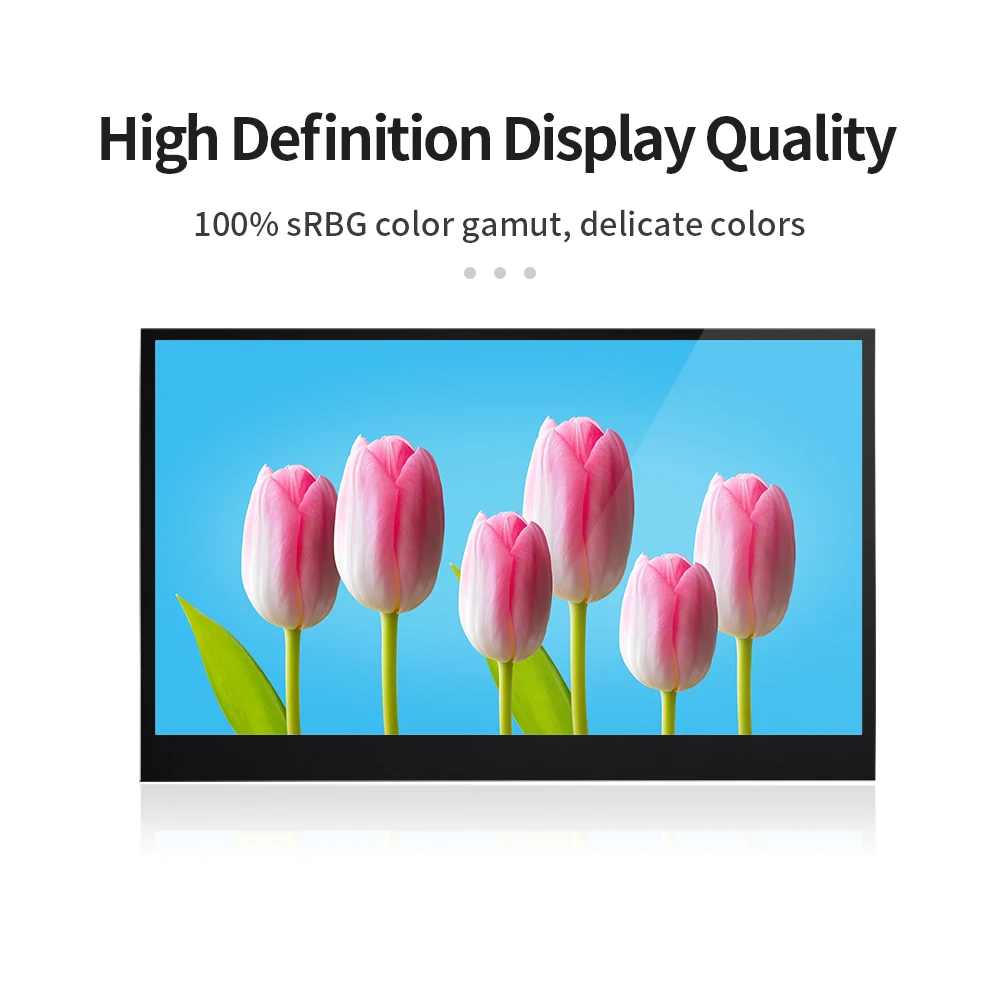 حار بيع 13.3 بوصة 1920x1080 IPS FHD شاشة LCD مع HDMI USB المدخلات رقيقة الألعاب المحمولة مراقب