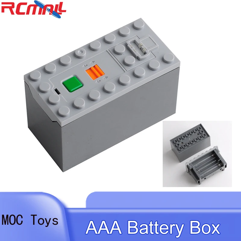 Building Block Power 88000 Scatola batteria AAA 8883 Funzioni di alimentazione Set MOC Train Car Compatibile con Legoeds PF Building Block