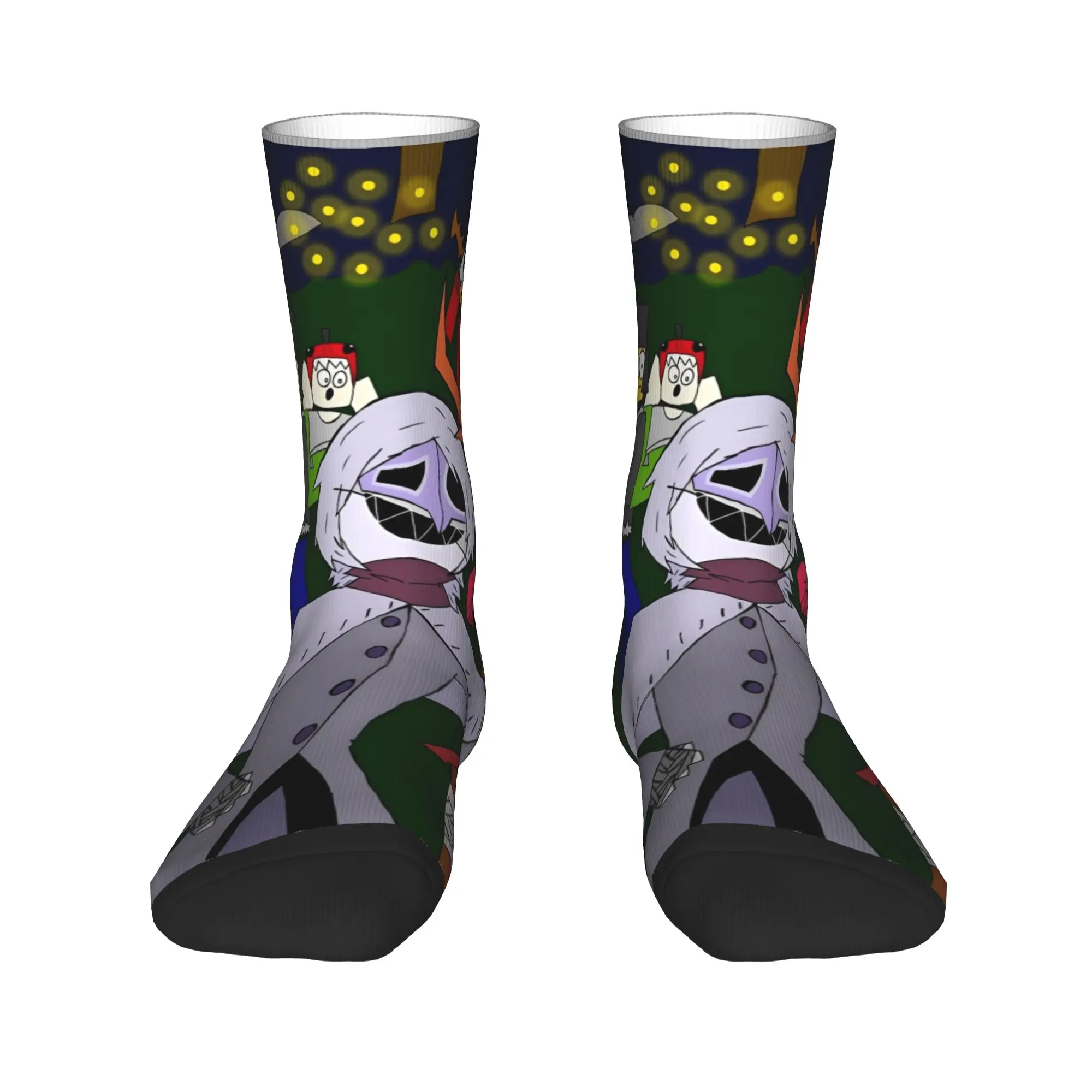 99 ليلة في الغابة لعبة جوارب تصميم الترفيه الجوارب الخريف المضادة للانزلاق الجوارب زوجين الدراجات تنفس الجوارب