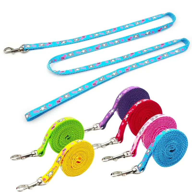 Verstellbares Katzenhalsband Hundeleine Welpen-Outdoor-Spazierleine Chihuahua Terrier Schnauzer Haustier-Zugseil