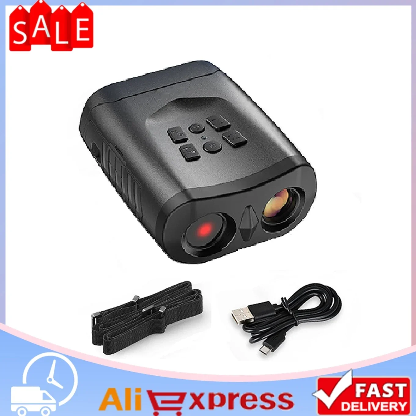 

4K Infrared Outdoor Binoculars Full Color Full Black 800m For NightVision Device 3-inch LCD External HD Display Binoculars