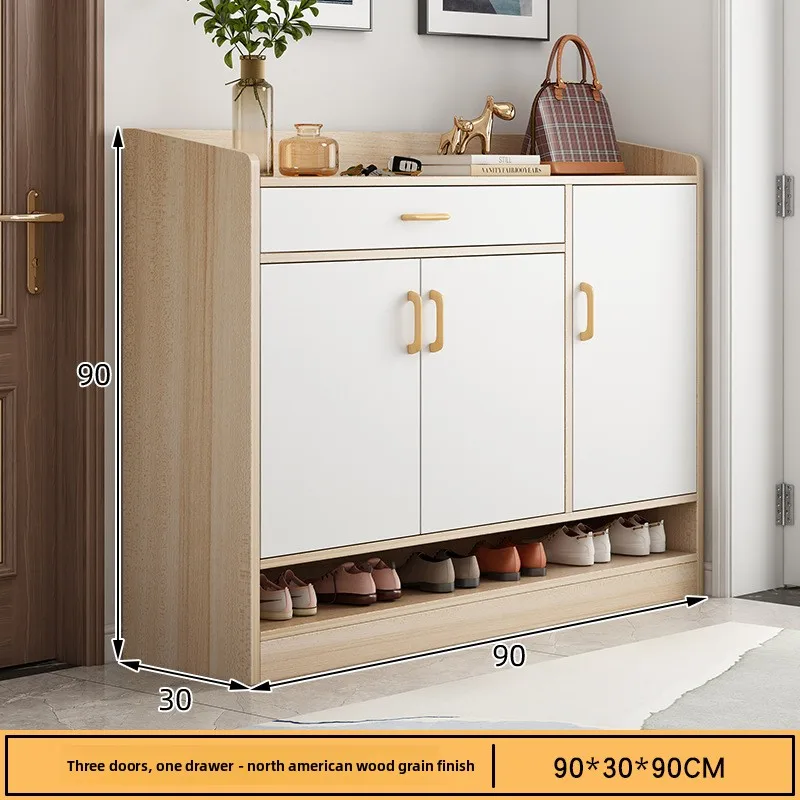 Modern Household shoe rack large capacity multi-layer storage locker dust shoe cabinet