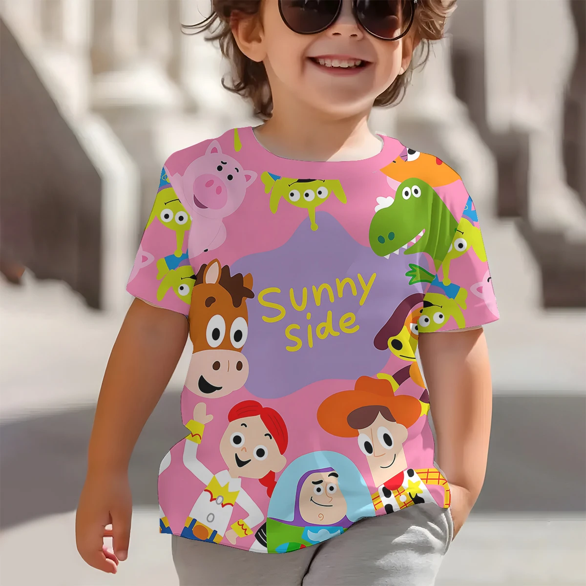 3D Print Toy Story Buzz Lightyear Baby Clothing 5 to 14 Years Male Outdoor Clothes for Children Boy Girl Child T-Shirt Top Shirt