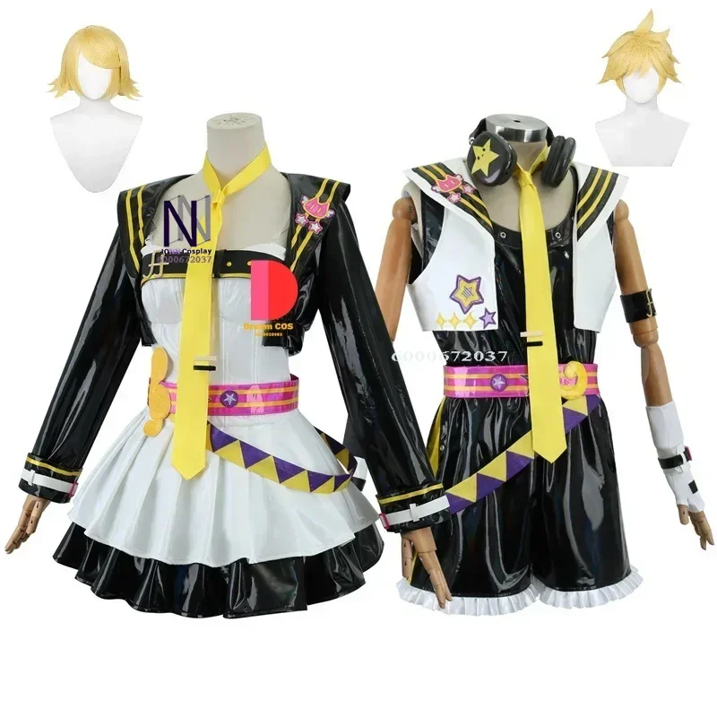 Juego Muse Dash y Rin disfraz de Cosplay diseño exclusivo Mikuu Len uniforme Anime trajes fiesta esencial Halloween más vendido