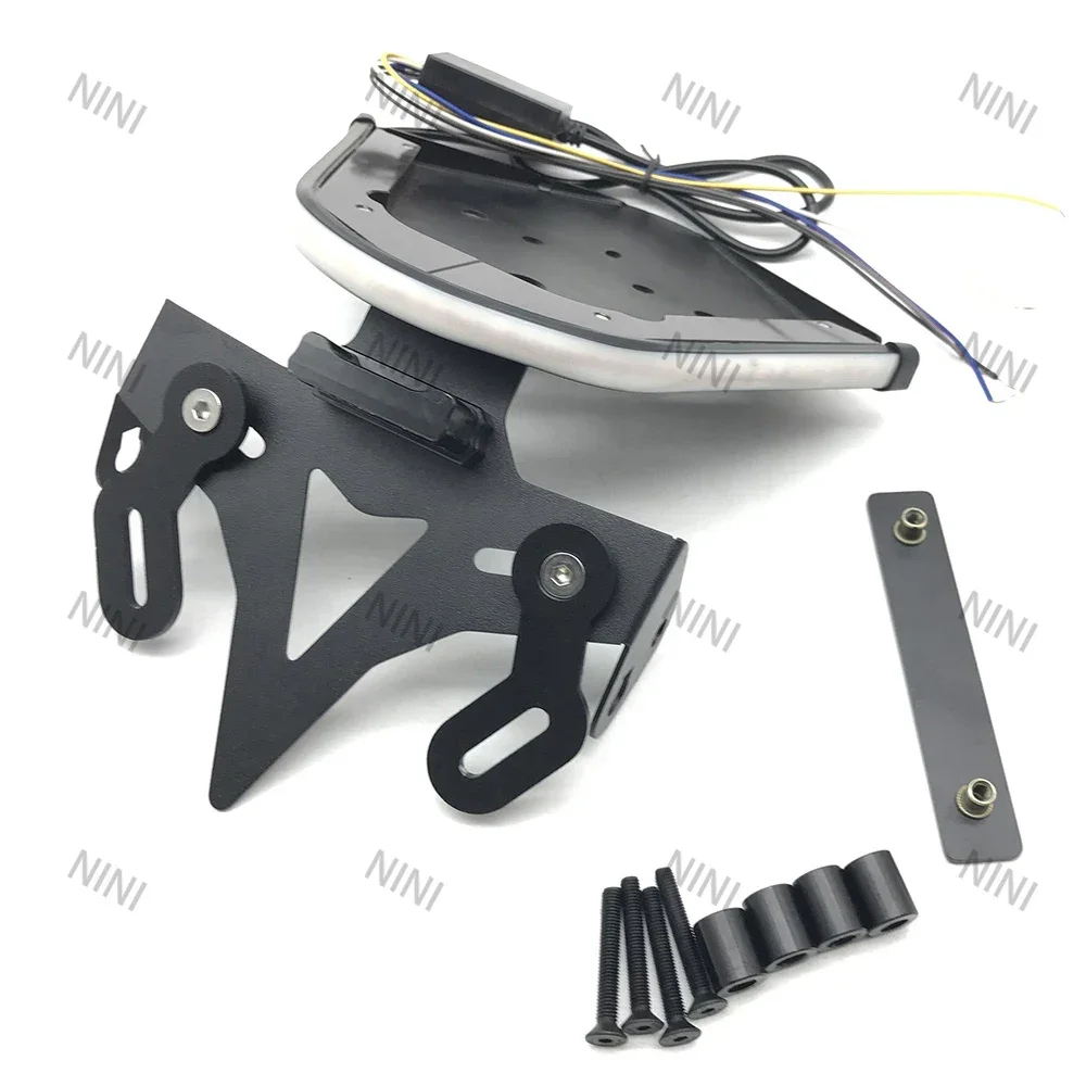 Motorcycle Accessories For BMW S1000RR S1000 S 1000 RR 2019 2020 2021 2022 With LED Light License Plate Holder Tail Tidy