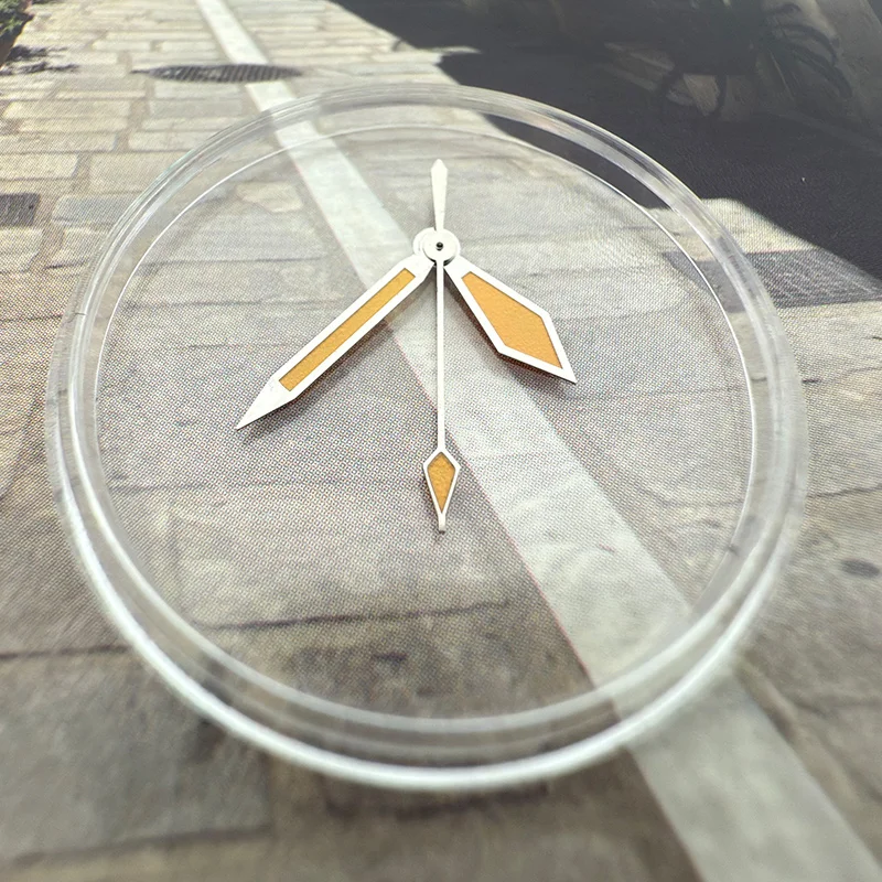 NH35 NH36対応 NH35 NH36 4R35 4R36 7S グリーン夜光腕時計 オレンジポインター ウォッチムーブメント アクセサリー