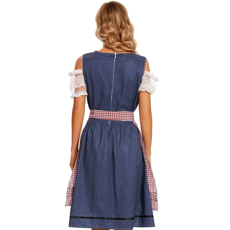 Oktoberfest Bavarian Dress Festival Party Women's Beer Dress Ethnic Dress Heidi Dirndl Leiderhosen Beer Wench Maid Costume
