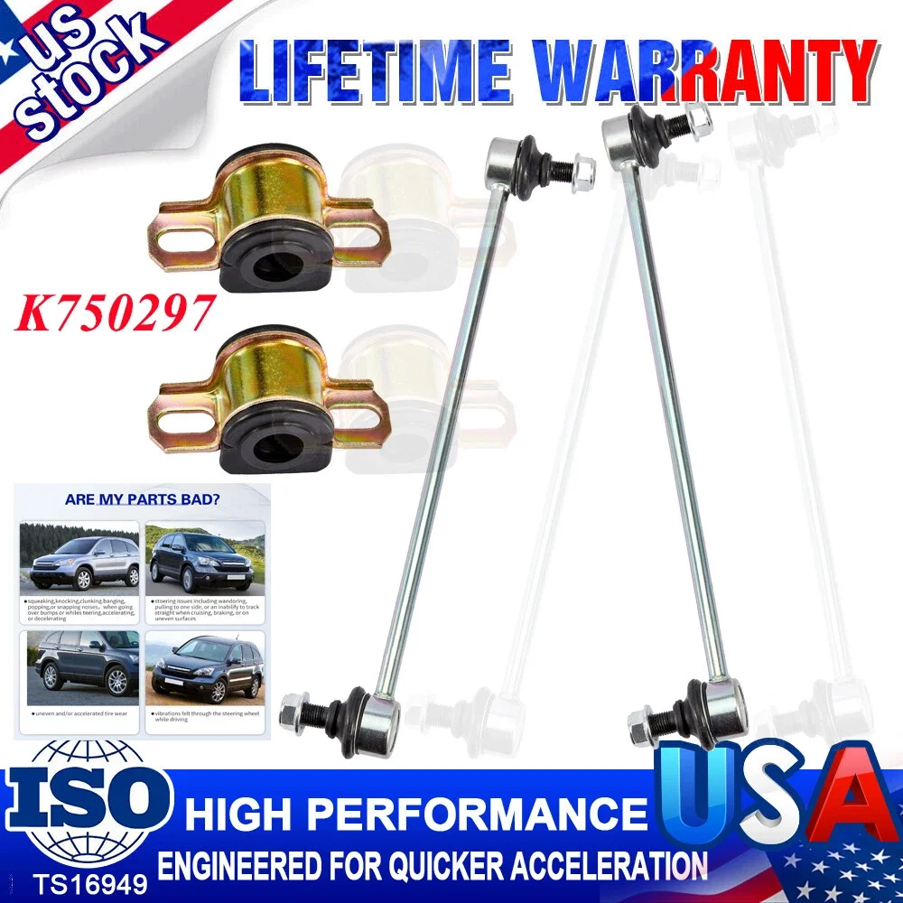 

K750297 Передняя тяга стабилизатора поперечной устойчивости с втулкой для Honda CR-V 2.4L (2007-2016) гг.