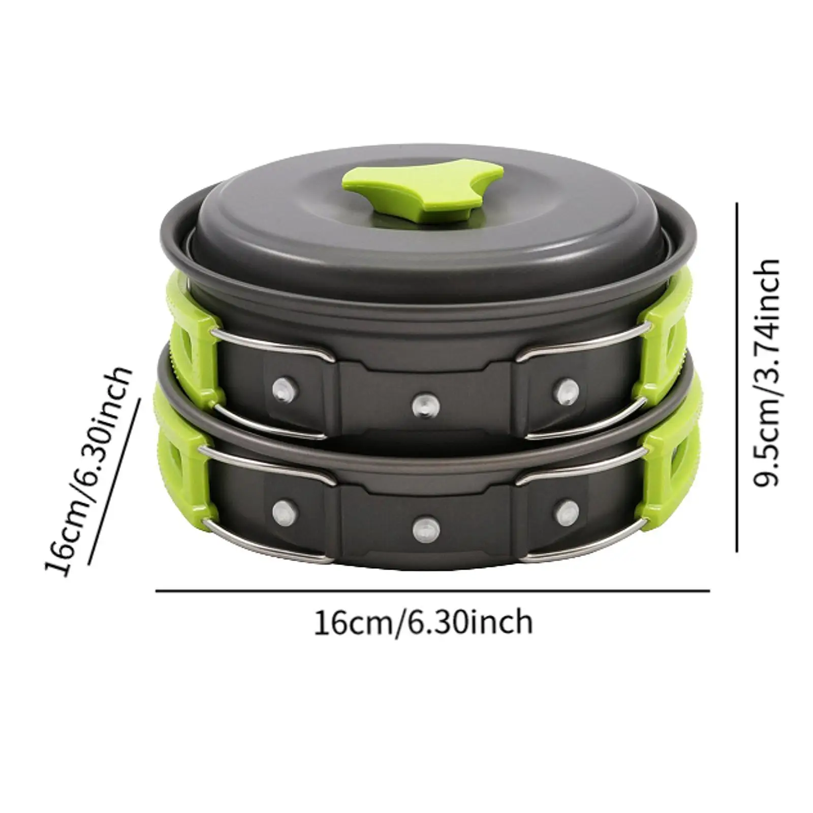 

Портативный набор посуды для кемпинга: походный кухонный комплект для рыбалки и треккинга