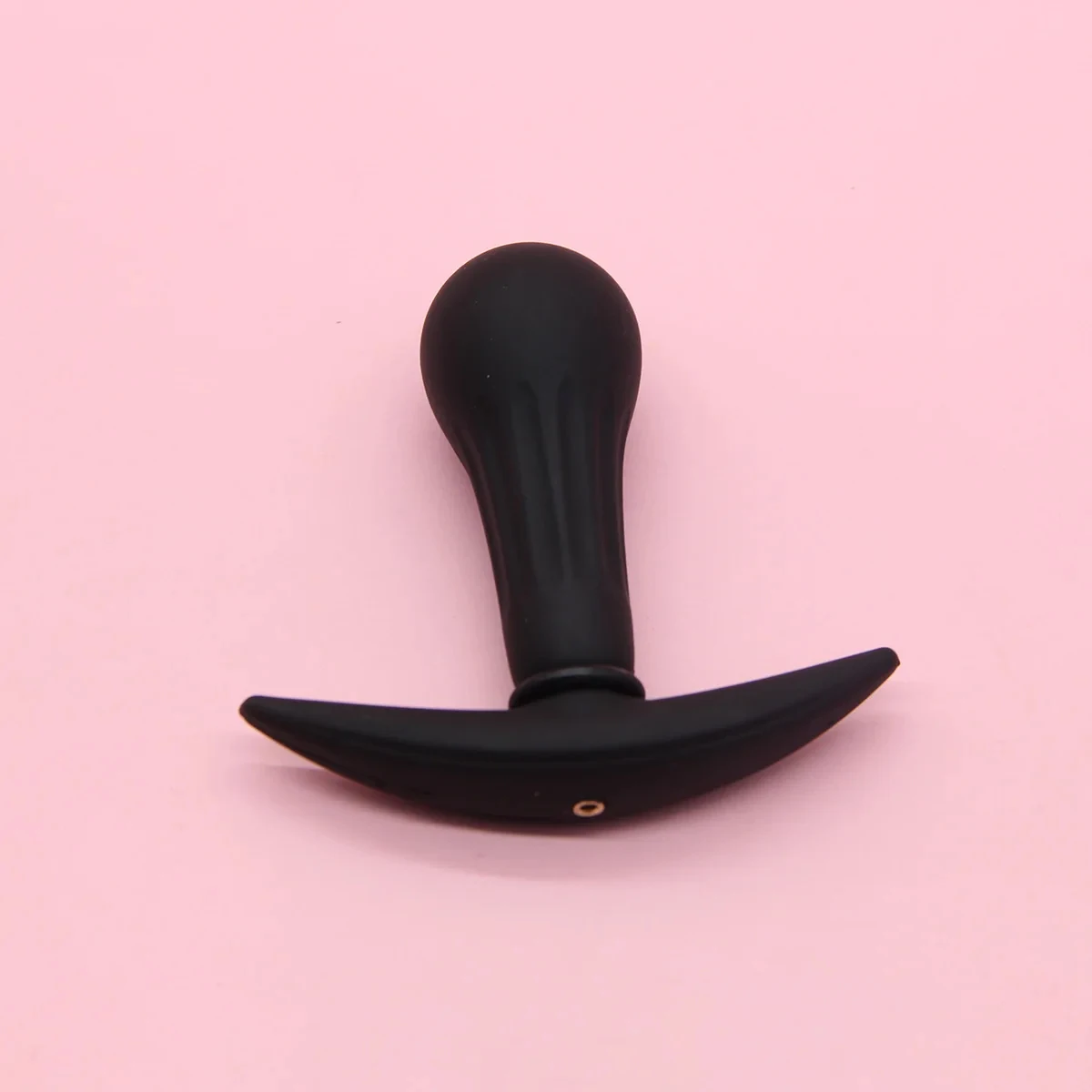 Black Silicone Inflatable Butt Plug with Pump Weighted Steel Balls Anal Stretcher Expandable Prostate Massager Adult Sex Toy - view 6