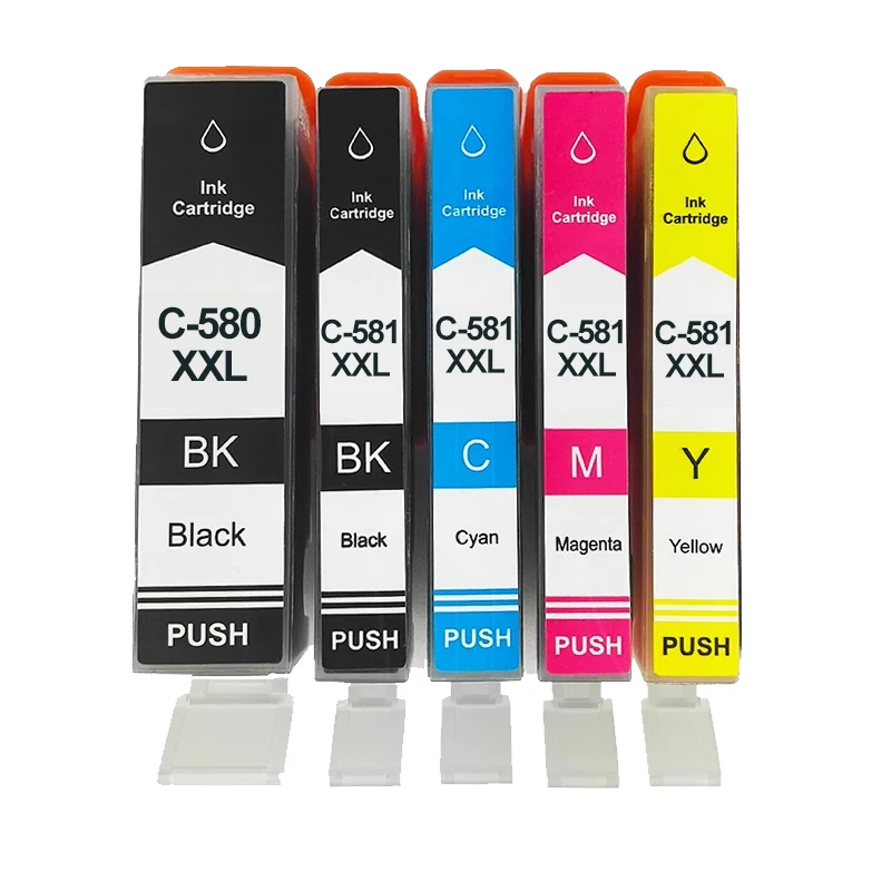 1/2/3/4set PGI-580 CLi-581 580 Ink cartridge Compatible For canon TR7550 TR8550 TS6150 TS6151 TS6250 TS9550 TS9551C TS6350 TS705