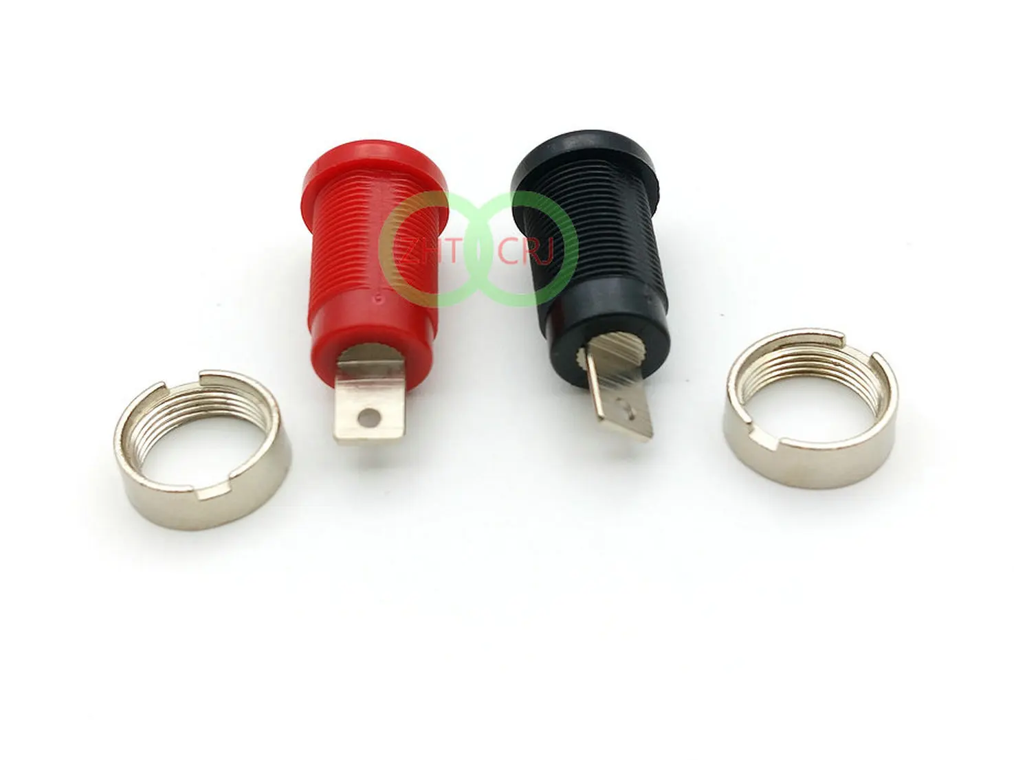 

100pcs Binding Post Banana Jack for 4mm Safety protection Plug Red + Black