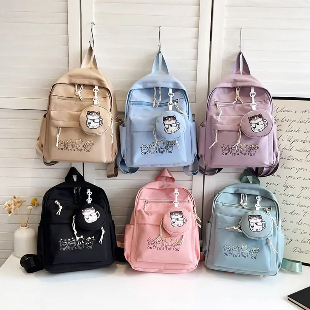 Lightweight Students School Bags Waterproof Adjustable Straps Cartoon Shoulder Bag Comfortable Breathable