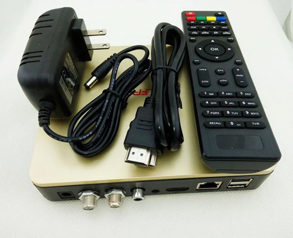 DERSHENG DVB-T2 Receiver Support IKS SKS H.265.ACM With VOD IPTV WIFI Media Player