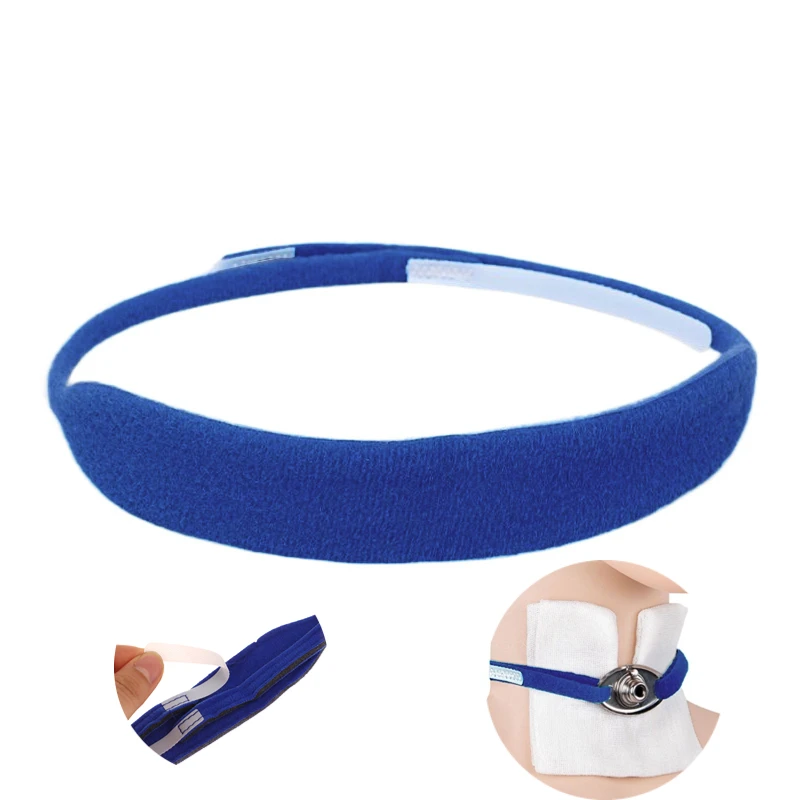 Adjustable Medical Tracheal Ultra-Soft Fixation Tracheotomy Tube Strap Soft Sponge Neck Support Tracheostomy Fixed Belt Holder