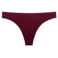 5 PCS/Set Cotton Panties G-String Women Panties Sexy Underwear Female Lingerie Thong For Woman Solid Color Intimate Pantys 5