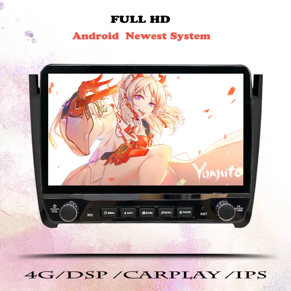 Android 14 8G Ram Car Radio Video DVD Player Navigation GPS For Volkswagen POLO 2008 - 2020 Car intelligent systems 4G Lte Wifi