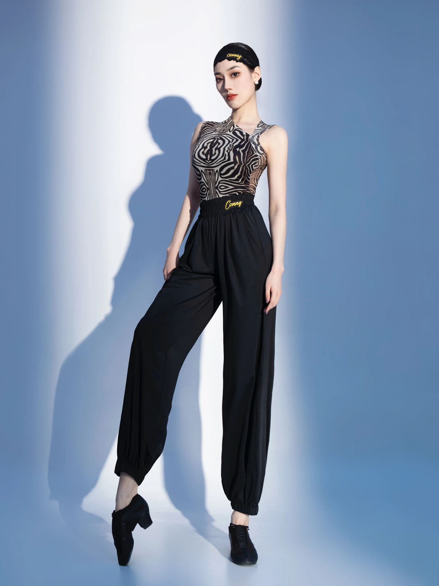 

Брюки для латинских танцев Conny, женские длинные брюки для современных танцев, весенне-летние новые стильные танцевальные брюки для взрослых