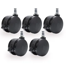 5Pcs Office Chair Casters with Brake, 3 