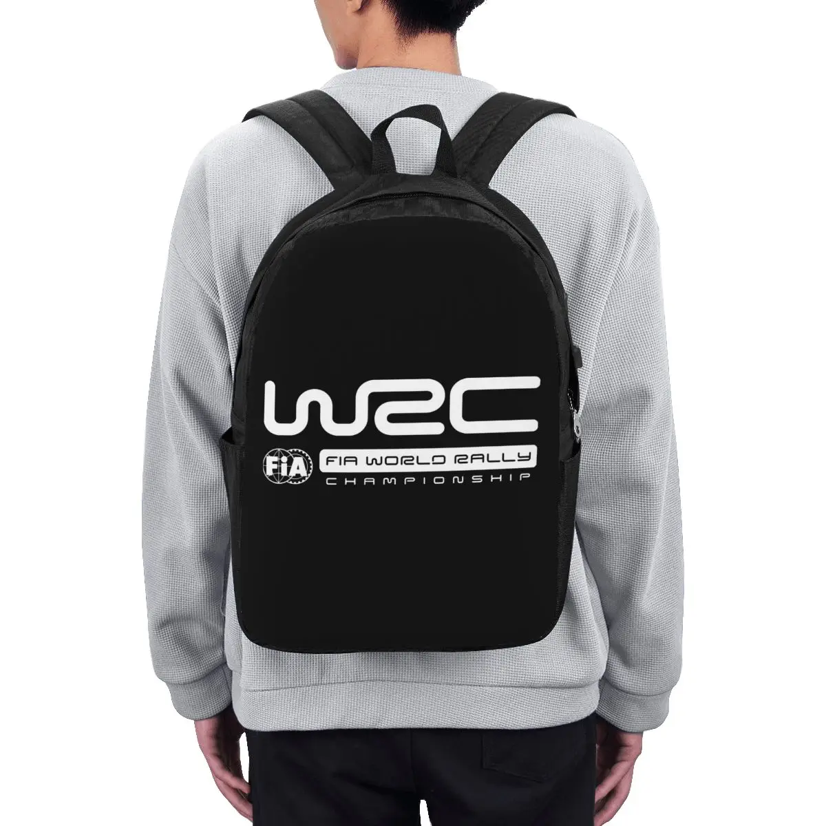 

World Rally Championship WRC Backpack Travel Notebook Bag Computer College Student School Bag Laptop Shoulder Bags for Men Women