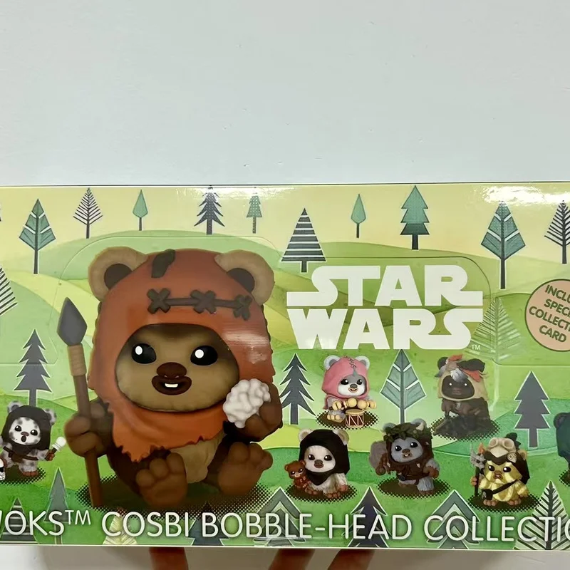 

Новый Звездные войны Ewok Man Cosbi Mini Blind Box Модные игрушки Q-Версия Кукла Коллекционная модель Фигурки Таинственная коробка Детские подарки-сюрпризы