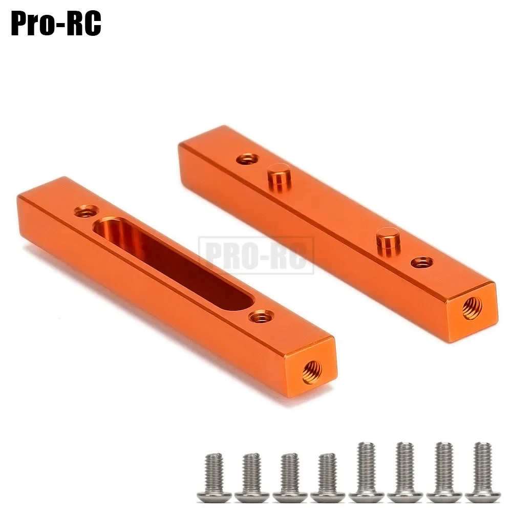 2 Buah Dudukan Sekat Aluminium Depan/Belakang 86079 86386 untuk Mobil RC 1/10 HPI SAVAGE SS Flux X 4.6 XL 5.9 Bagian Peningkatan