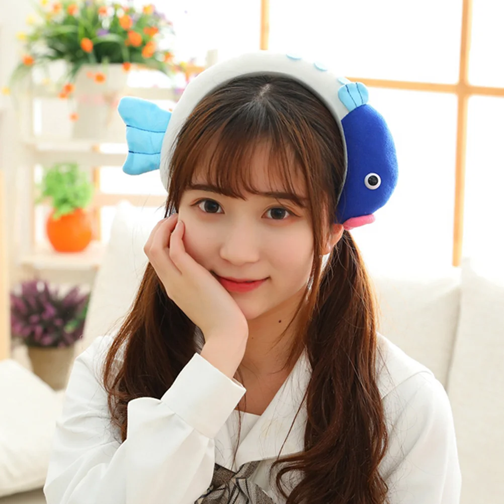 

Fish Headband PP Cotton Funny Party Hair Hoop Photo Accessory Masquerade Carnival Costume Prop Unique Adorable